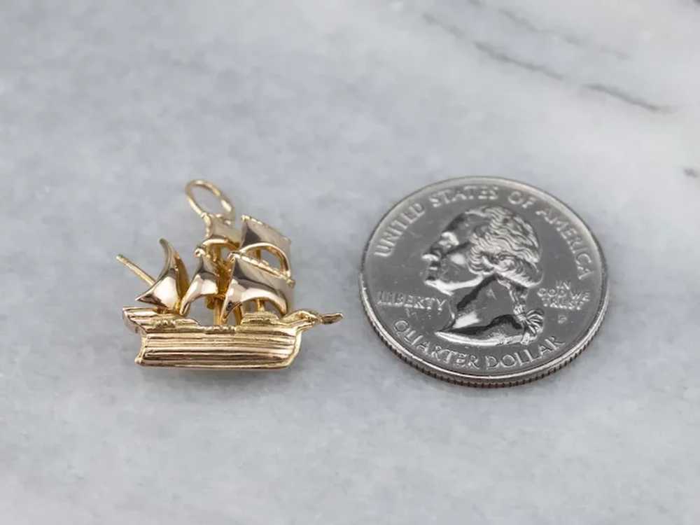 Spanish Galleon Ship Pendant - image 7