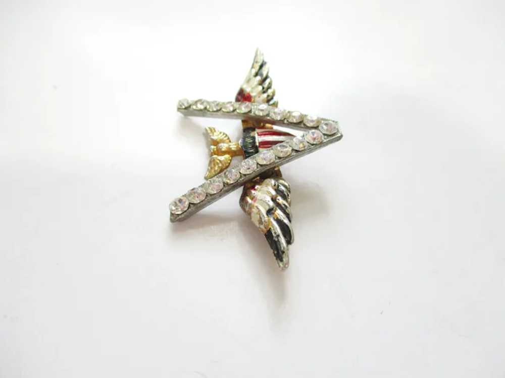 WWII Victory Pin V for Victory Brooch Sweetheart … - image 5