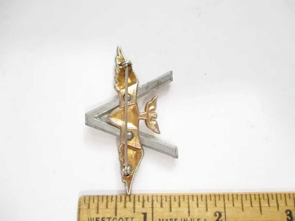 WWII Victory Pin V for Victory Brooch Sweetheart … - image 8