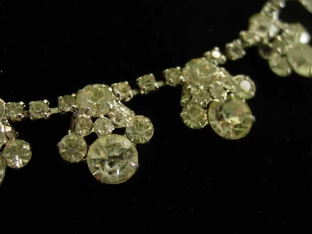 Lovely Elegant Layered Rhinestone Necklace - image 2
