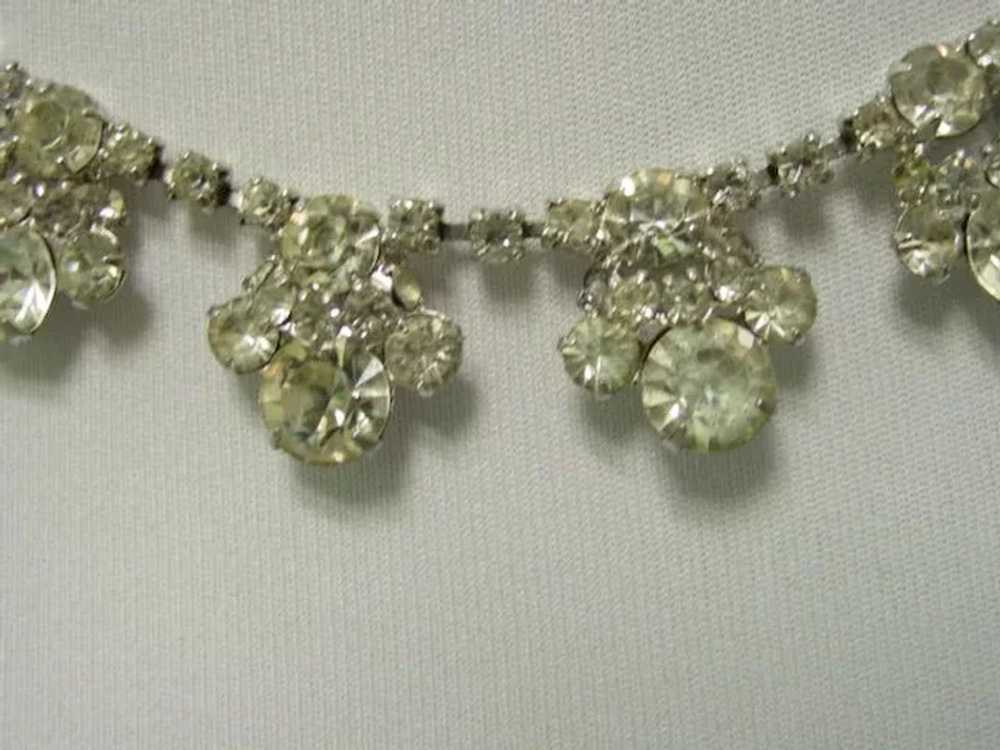 Lovely Elegant Layered Rhinestone Necklace - image 6