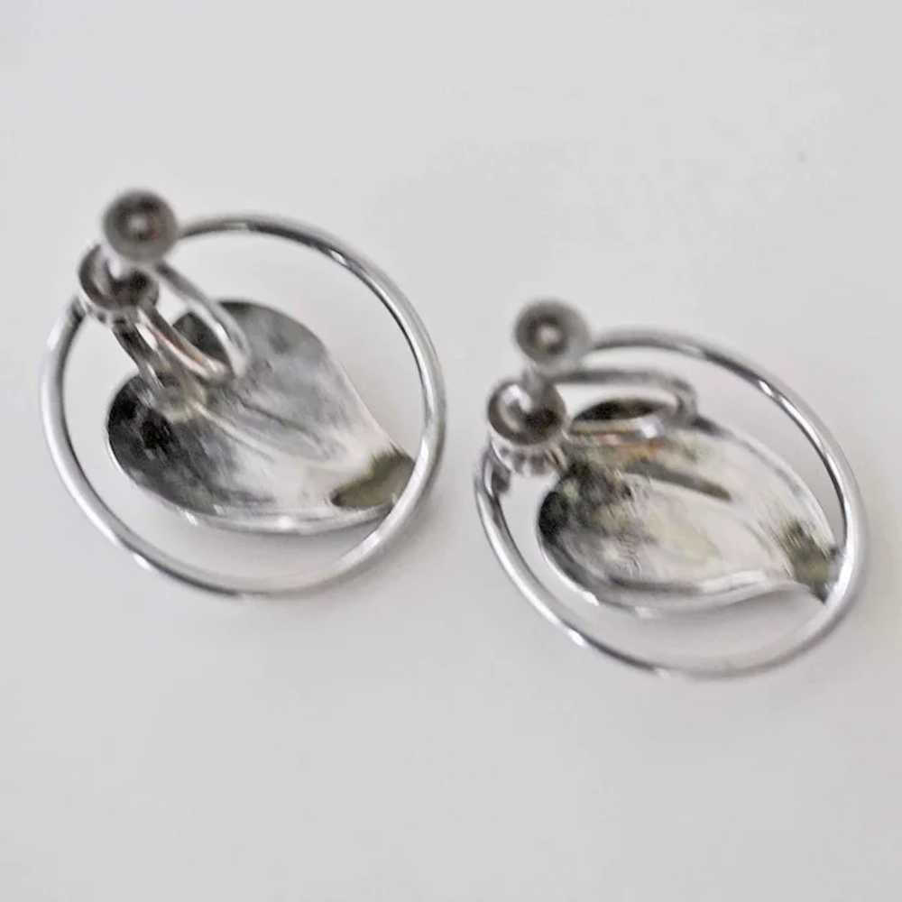 Leaf Earrings Sterling Silver - image 5