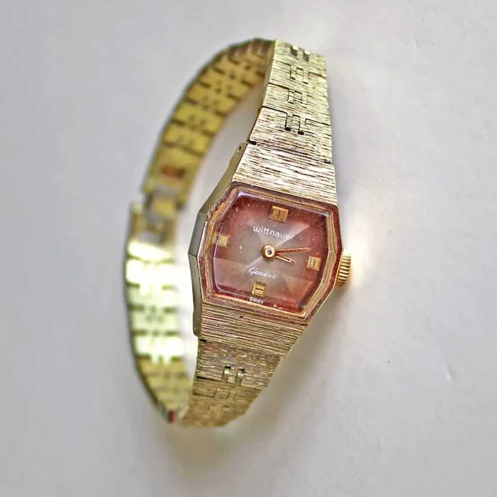 Vintage Wittnauer Geneve Wrist Watch 1960s - image 4