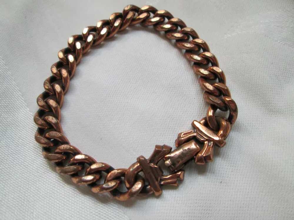 Renoir Linked Chain Bracelet and Earrings - image 5