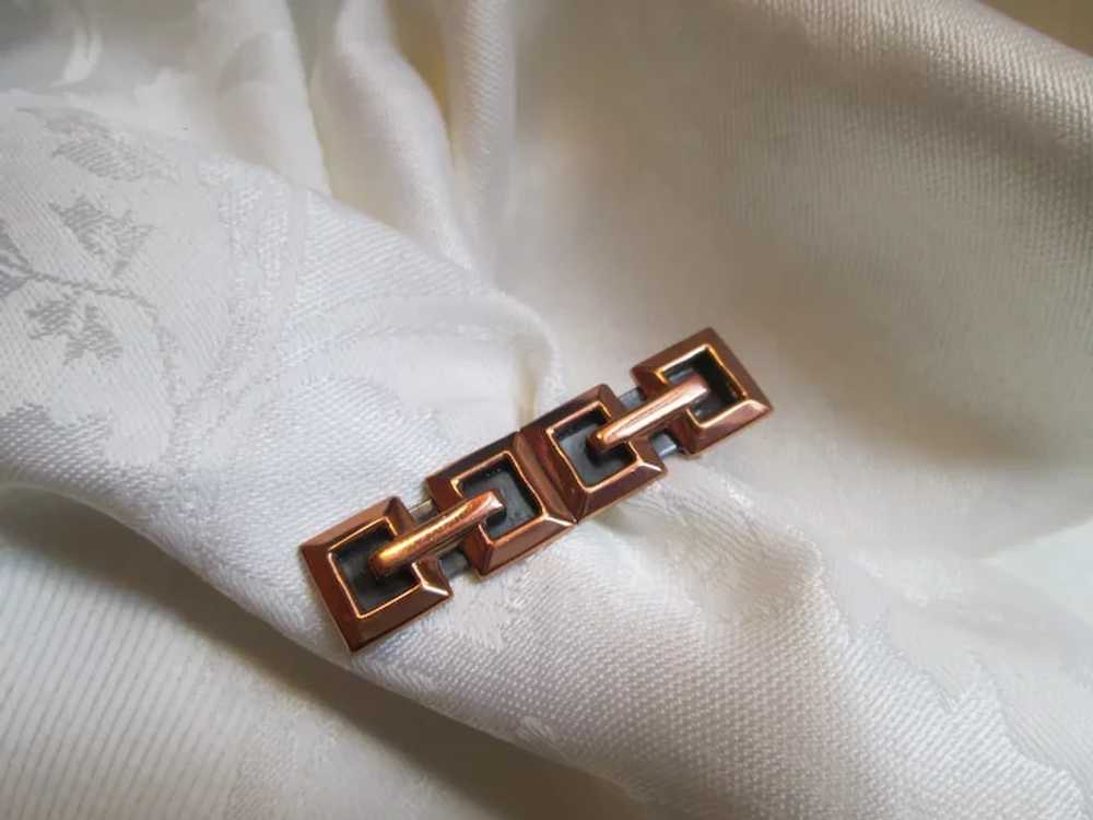 Unworn Renoir Copper Anodized Tie Bar Clip - image 2