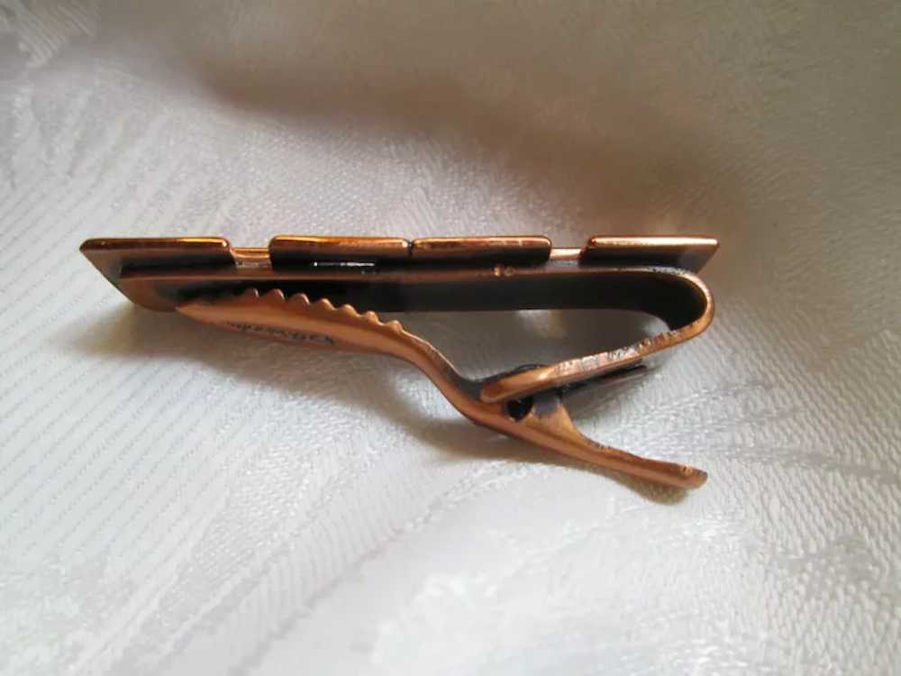 Unworn Renoir Copper Anodized Tie Bar Clip - image 4