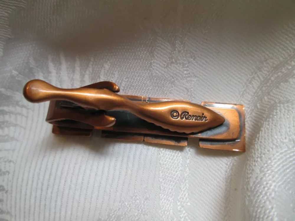 Unworn Renoir Copper Anodized Tie Bar Clip - image 5