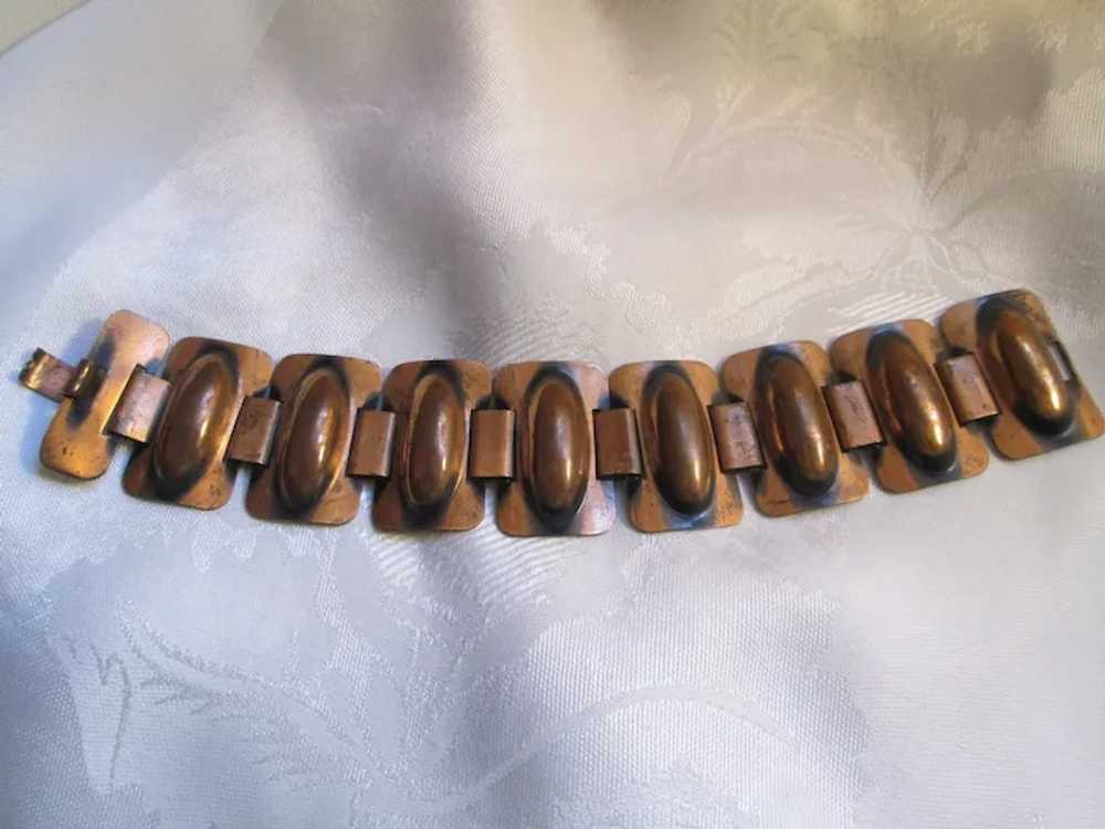 Renoir Rectangular Copper Aluminum Choker and Bra… - image 9