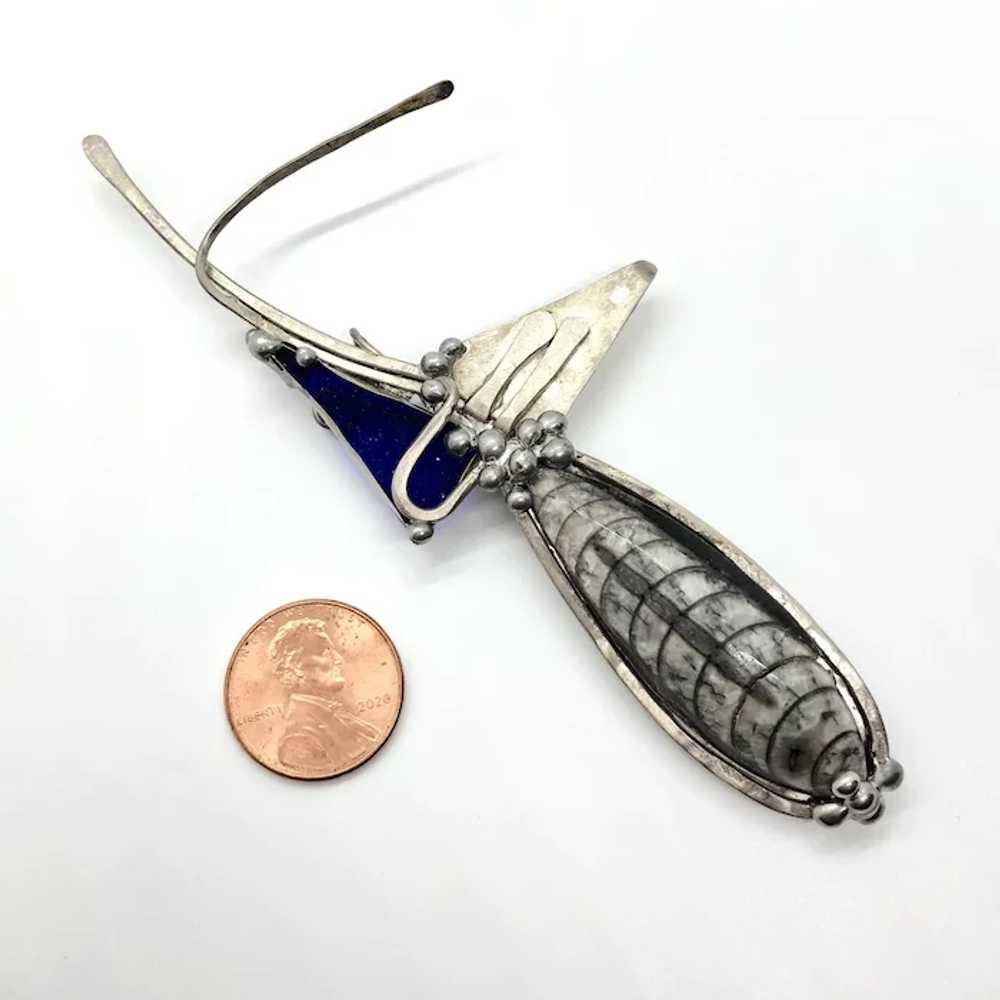 Handmade Abstract 'Modern Art Bug' Pin - image 3