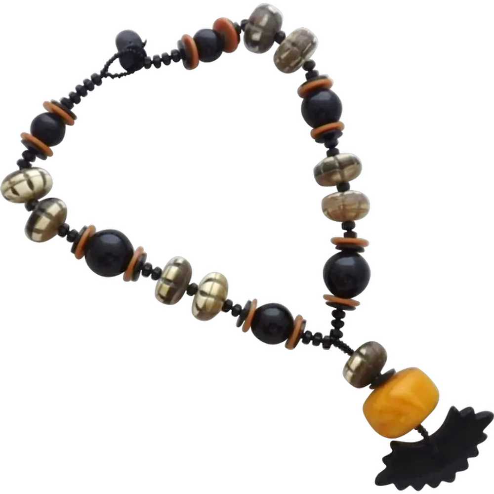 Vintage Chunky Bead Necklace - image 1