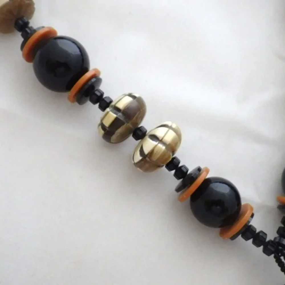 Vintage Chunky Bead Necklace - image 3