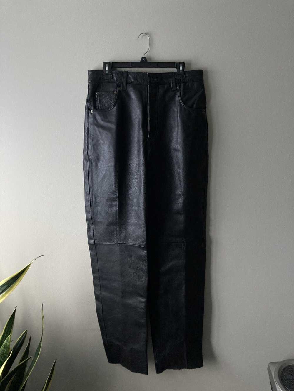 Leather × Streetwear × Vintage VINTAGE BLACK BAGA… - image 1
