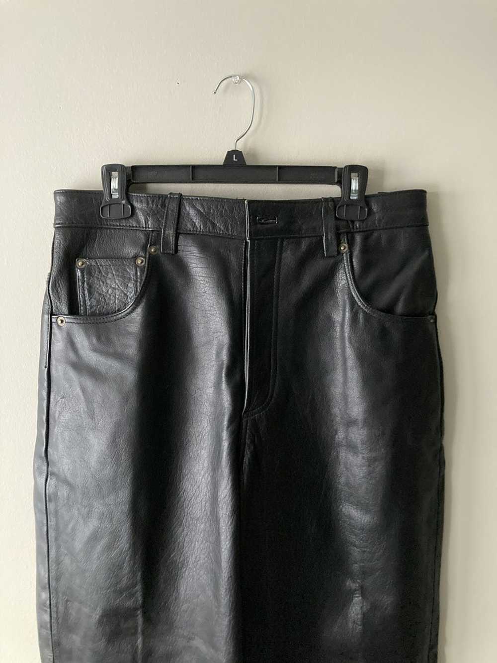 Leather × Streetwear × Vintage VINTAGE BLACK BAGA… - image 2