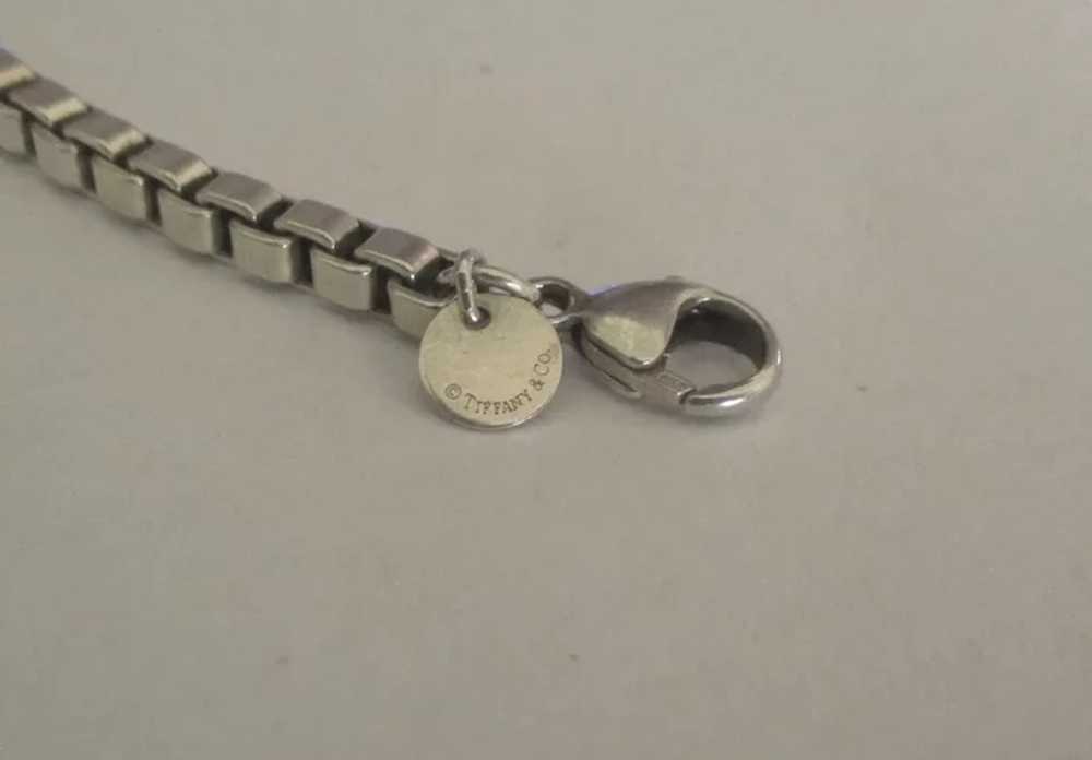 Vintage Sterling Tiffany & Co. Box Chain Bracelet - image 2