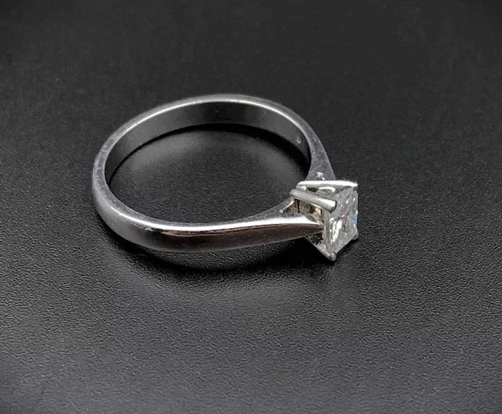 Platinum Diamond Ring Circa 1980-90 - image 3