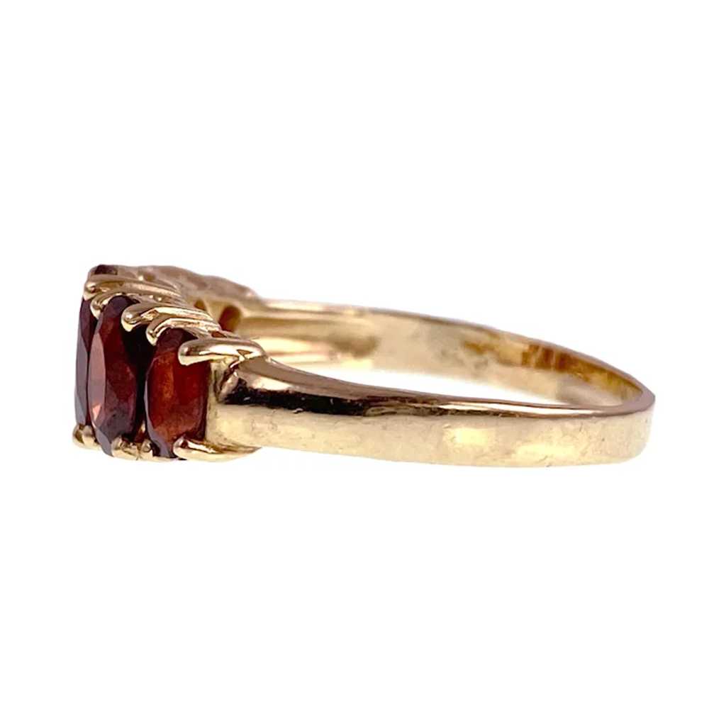 Antique 14K & Garnet Ring - image 5