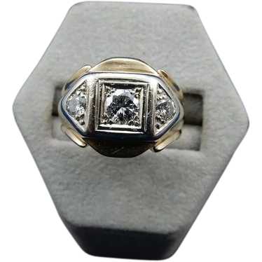 14 Karat Vintage Dec o Men's Diamond Ring - image 1