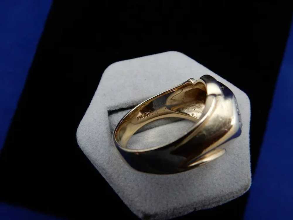 14 Karat Vintage Dec o Men's Diamond Ring - image 5