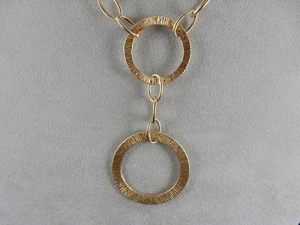 Contemporary 14 Karat Necklace - image 2