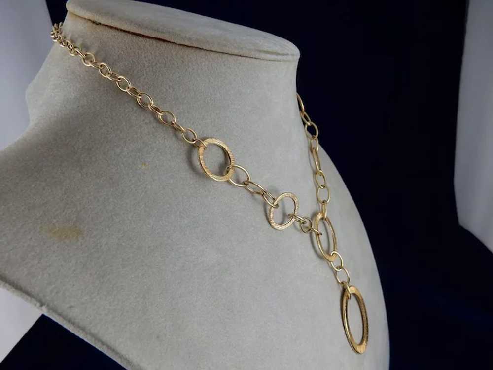 Contemporary 14 Karat Necklace - image 3