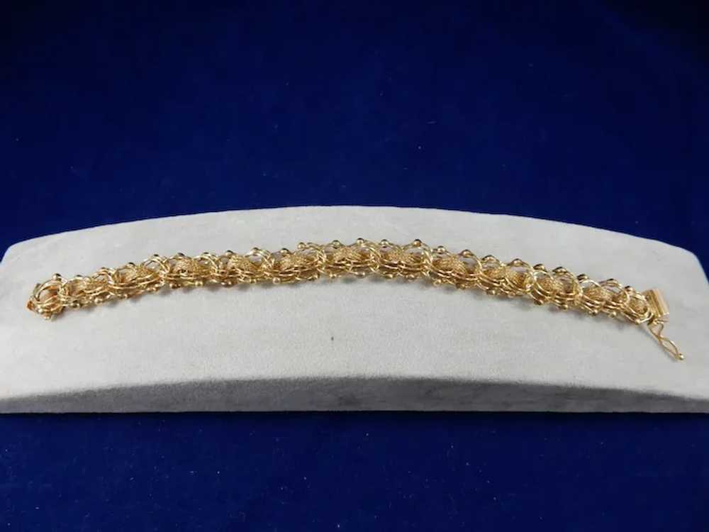 14 Karat Vintage Charm Bracelet - image 2