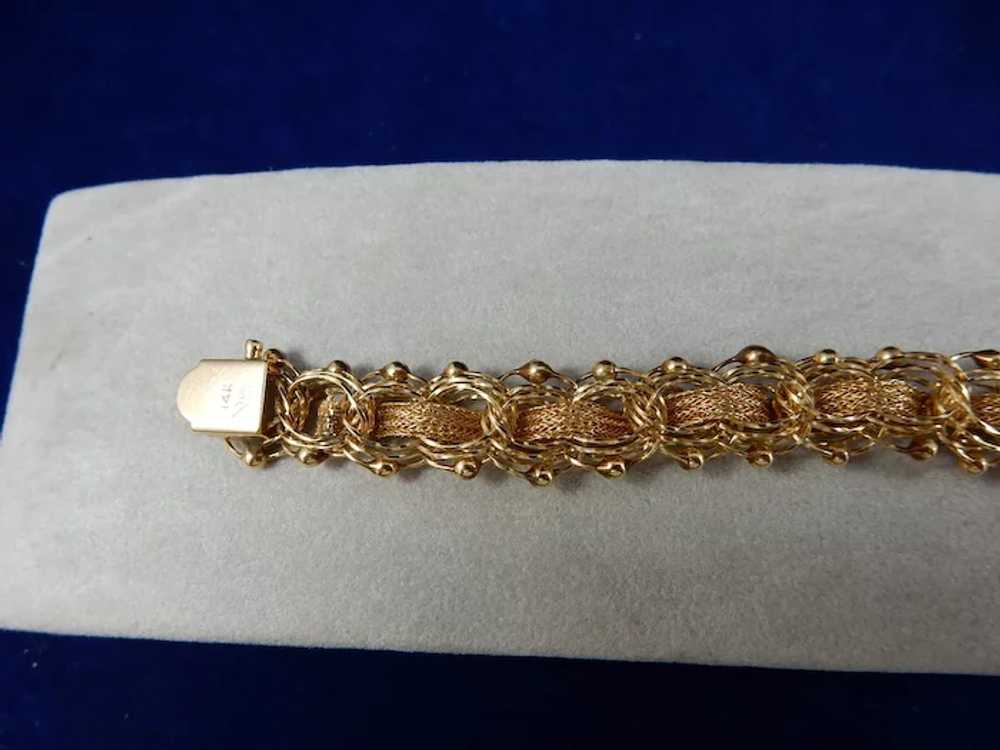 14 Karat Vintage Charm Bracelet - image 9