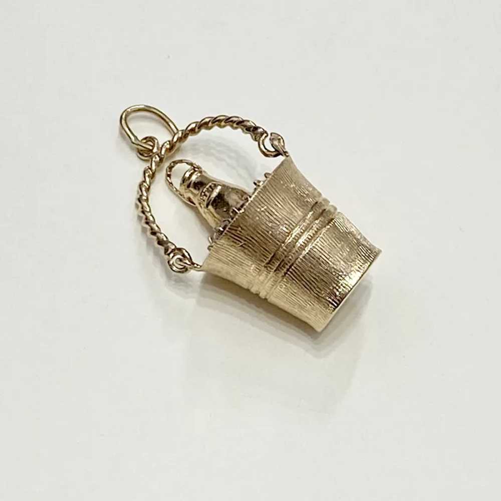 Moving Champagne in Ice Bucket Vintage Charm Diam… - image 4