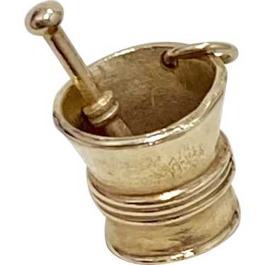 Balfour sterling silver vintage mortar & pestle outlet (moves) charm