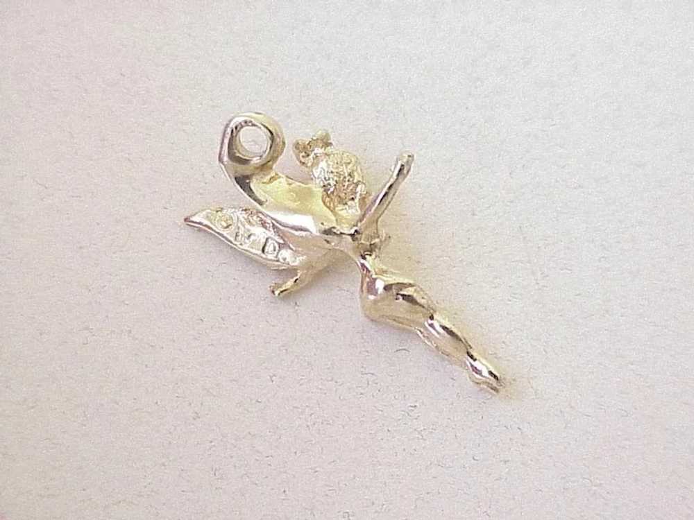 Tinkerbell Fairy Vintage Charm Walt Disney K Gold T Gem