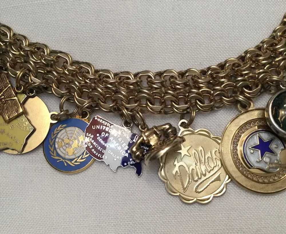 Gold Filled Charm Bracelet 19 Charms - 75 grams - image 3