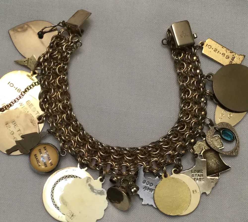 Gold Filled Charm Bracelet 19 Charms - 75 grams - image 9