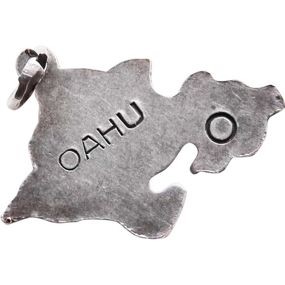 Sterling OAHU Vintage Charm - Souvenir of Hawaii … - image 1