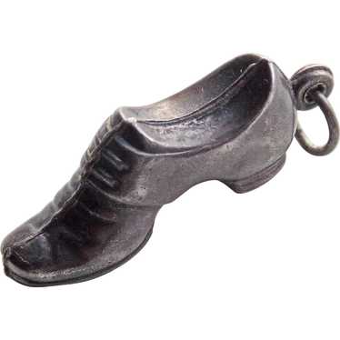 Sterling SHOE Vintage Estate Charm - image 1