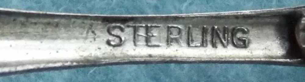 Vintage Sterling Horse Head Fork Pin Brooch - image 3