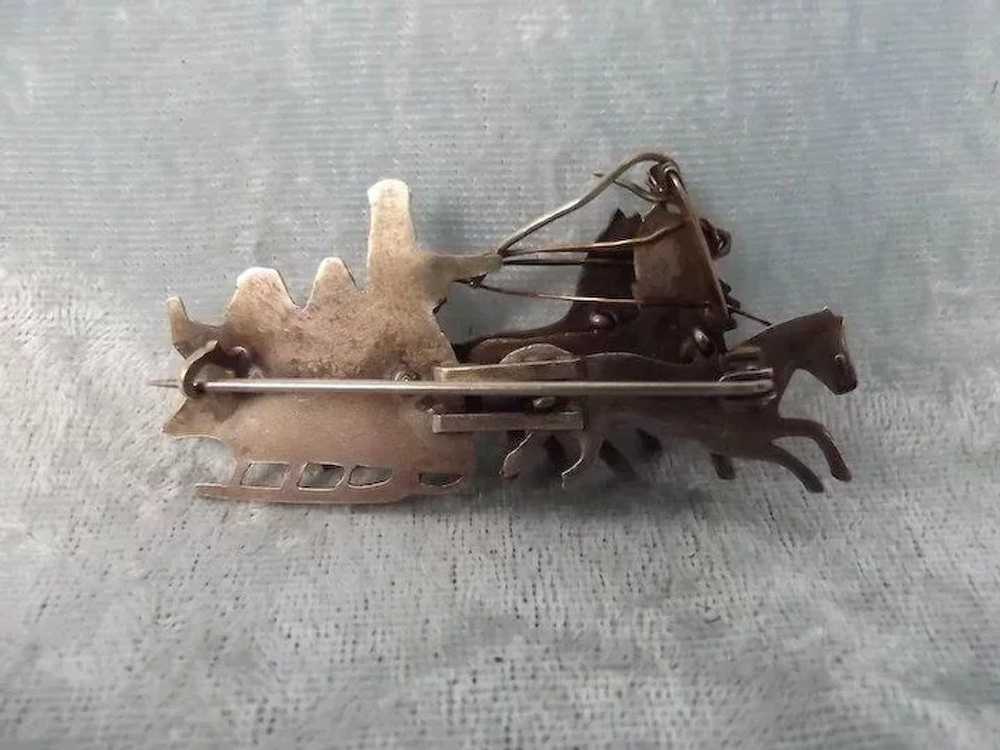 Imperial Antique Russian Cossack Sledge 840 Silve… - image 6