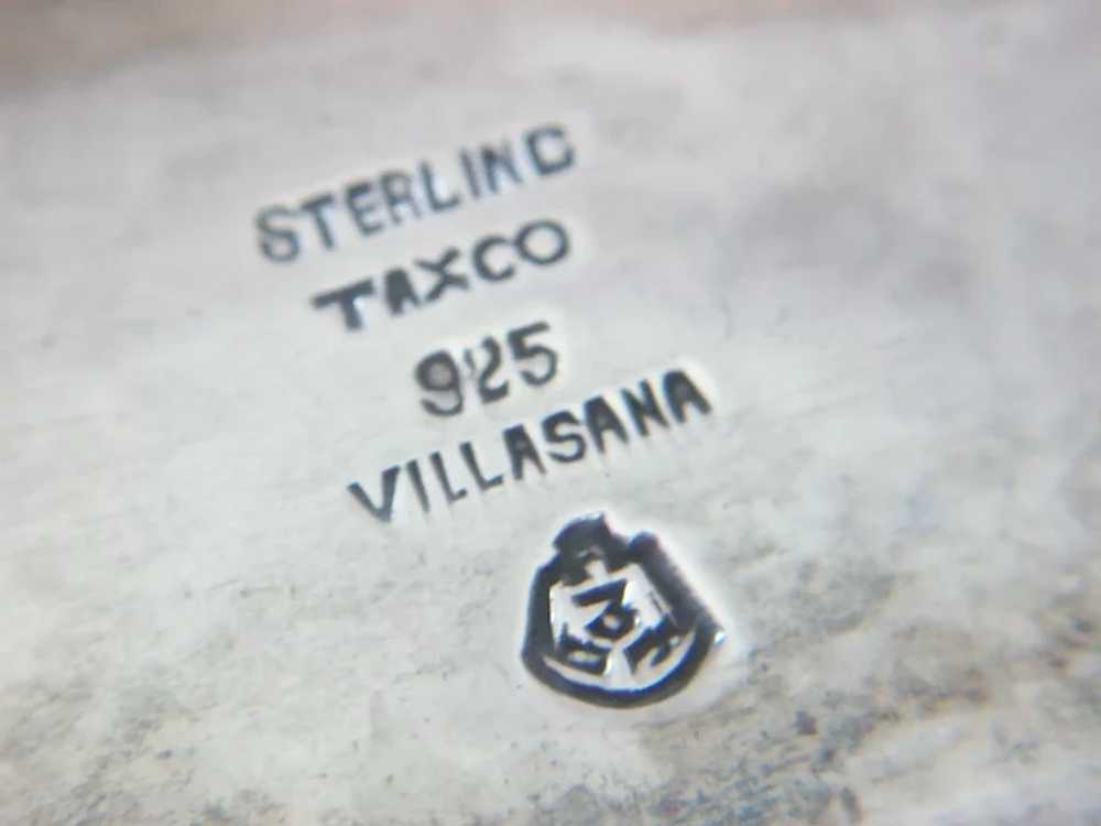 ALFREDO VILLASANA - Modernist Sterling Silver Bro… - image 6