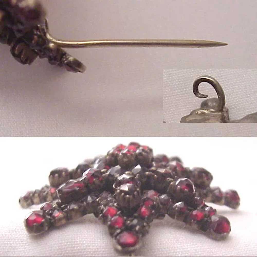 Antique Bohemian Garnet bead necklace, 19th century - Ruby Lane