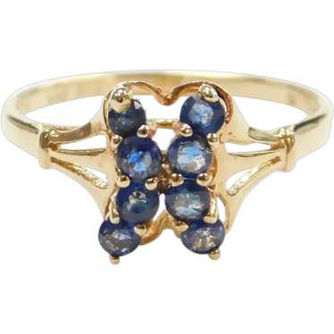 Vintage Sapphire .44 ctw Ring 14k Gold