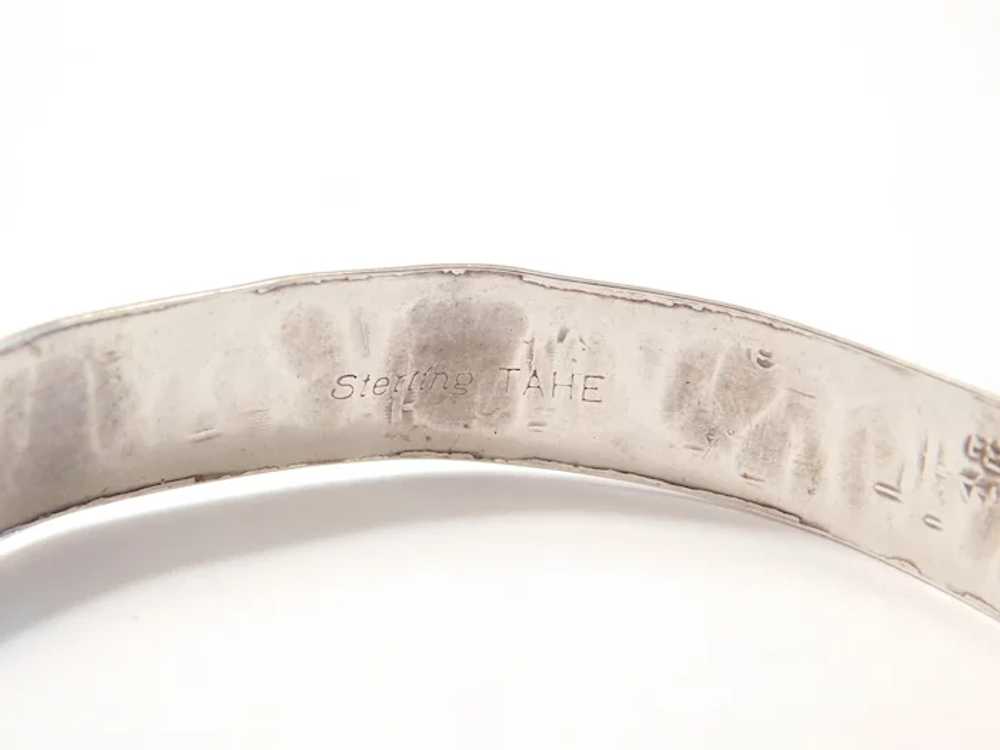 Native American Crafted Bangle Bracelet Sterling … - image 5