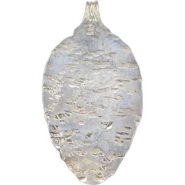 Silver Pinecone Spoon Jewelry Pendant