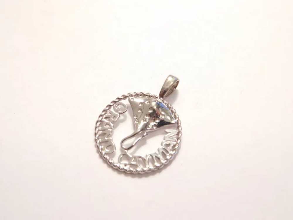 Sterling Silver Grand Cayman Stingray Charm - image 2