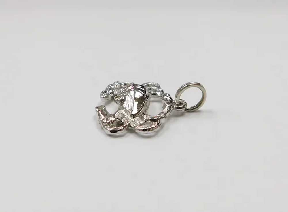 Crab or Cancer Zodiac Vintage Charm Sterling Silv… - image 5