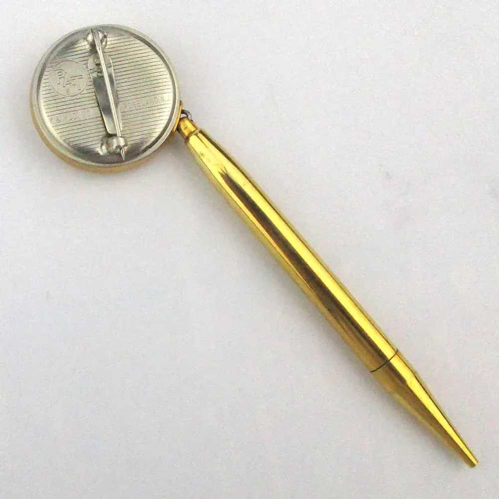 Vintage 10K GP Retractable Working Pencil Pin Bro… - image 4