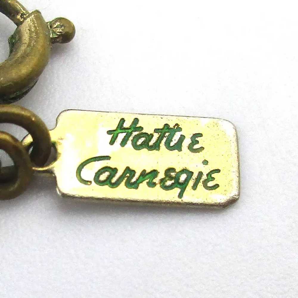 Vintage Hattie Carnegie Beaded Crystal Drop Neckl… - image 6