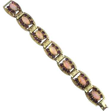 Pretty Pink Rhinestone Bracelet