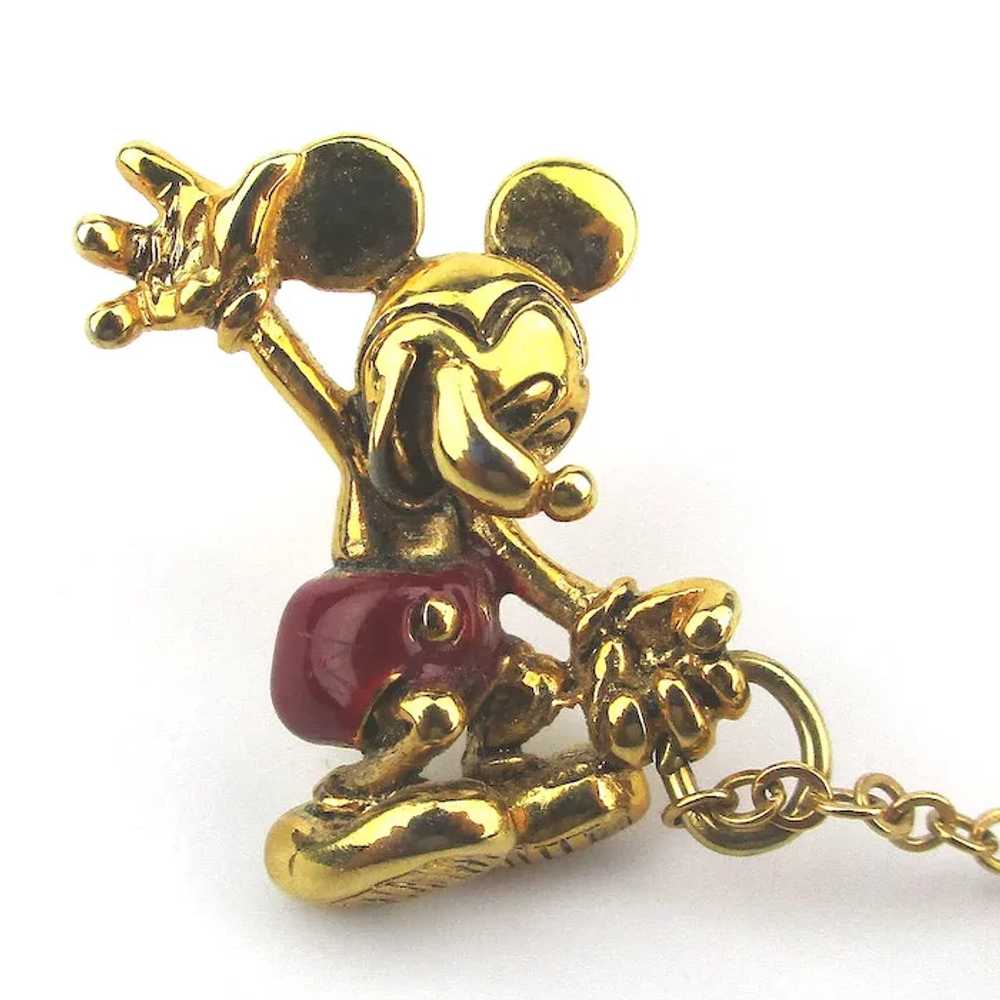 Napier Double Disney Lapel Pins Mickey Mouse - Pl… - image 2