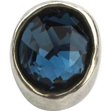 Hunky Uno De 50 Spain Ring Big Swarovski Stone - image 1