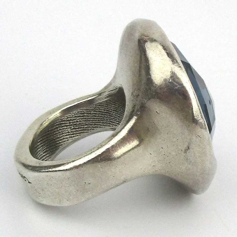 Hunky Uno De 50 Spain Ring Big Swarovski Stone - image 4