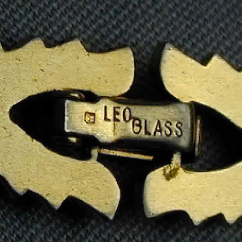Art Deco Era Leo Glass Rhinestone Necklace - image 5