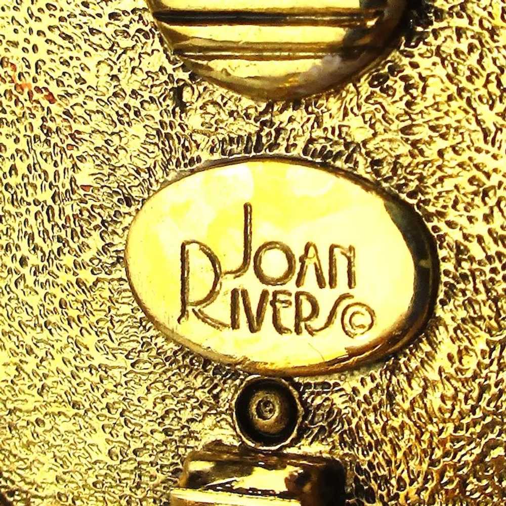 Joan Rivers Vintage Glass Intaglio Key Pendant Ne… - image 7